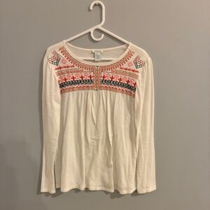 Sundance Top with  Embroidery